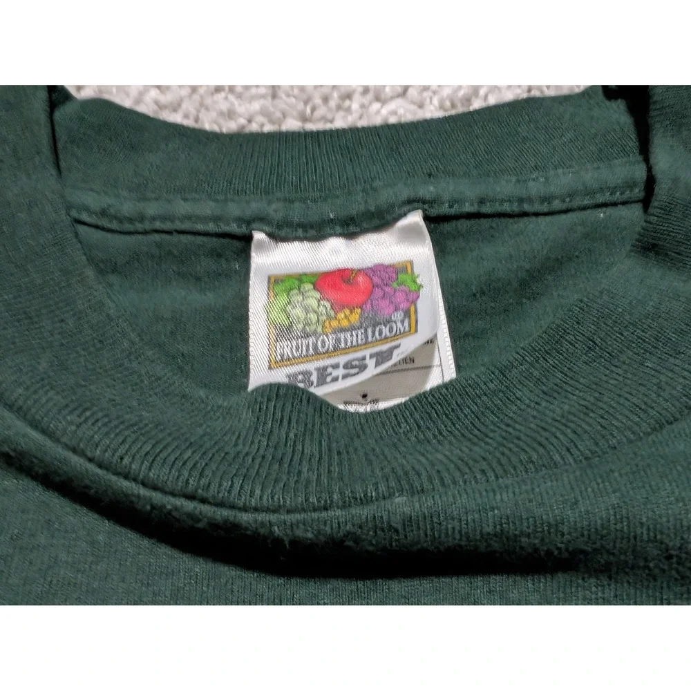 Fruit of the Loom T-Shirt Mens XXL Green Super Bowl XXXI Champions 1997 Vintage - Picture 3 of 7